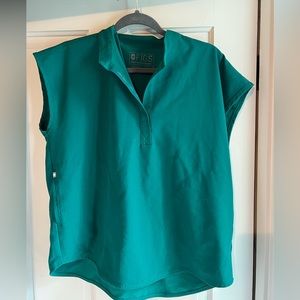 Figs Rafaela Scrub Top Green